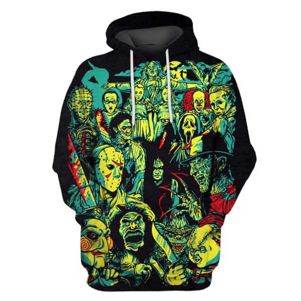 Halloween Hoodies T-Shirt Apparel NM060209 3D Custom Fleece Hoodies Hoodie S 
