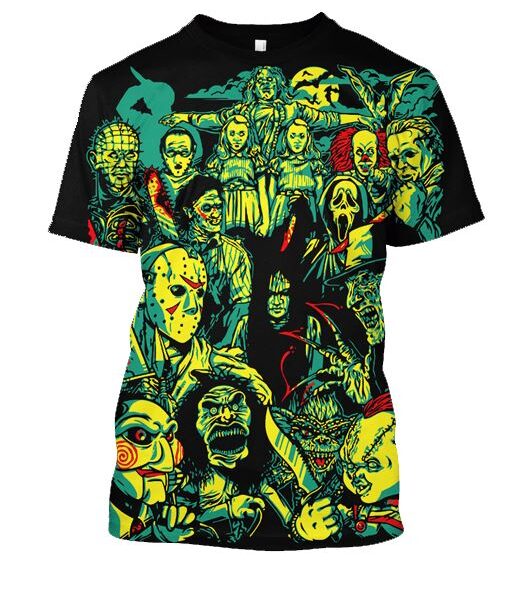 Halloween Hoodies T-Shirt Apparel NM060209 3D Custom Fleece Hoodies T-Shirt S 