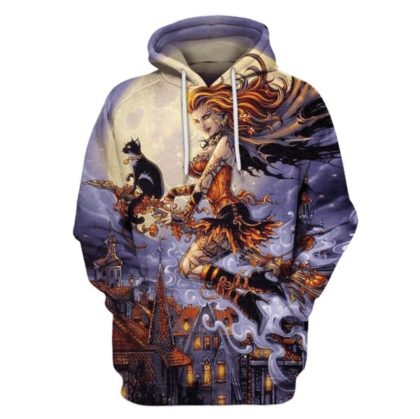 Halloween Hoodies T-Shirt Apparel NM060212 3D Custom Fleece Hoodies Hoodie S 