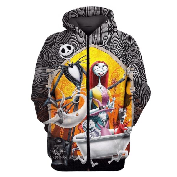 Halloween Nightmare Hoodies - T-Shirt Apparel NM060216 3D Custom Fleece Hoodies Zip Hoodie S 