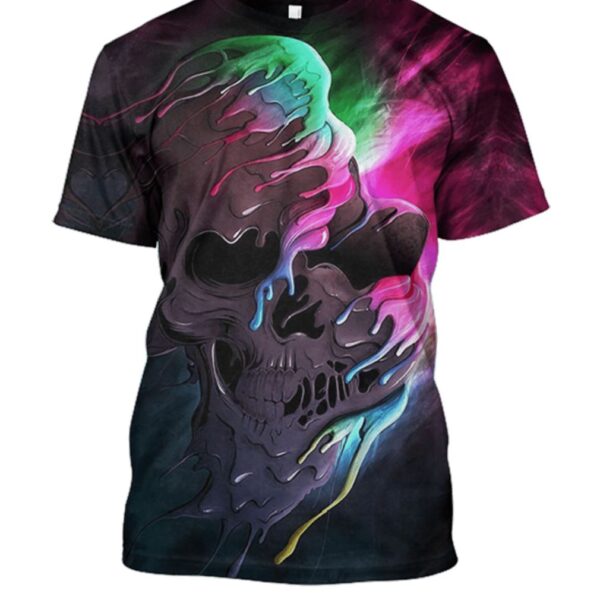 HALLOWEEN Skull Hoodies - T-Shirt Apparel HL101122 3D Custom Fleece Hoodies T-Shirt S 