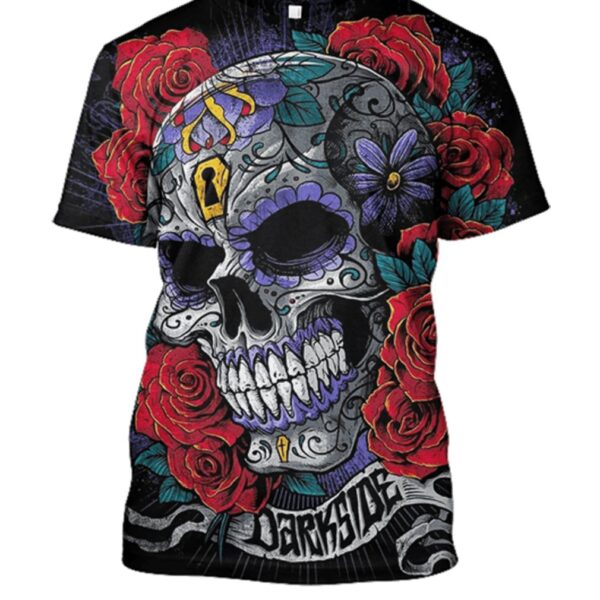 HALLOWEEN Skull Hoodies - T-Shirt Apparel HL101123 3D Custom Fleece Hoodies T-Shirt S 