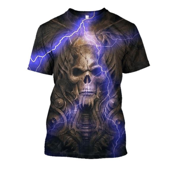 HALLOWEEN Skull Hoodies - T-Shirt Apparel HL101125 3D Custom Fleece Hoodies T-Shirt S 