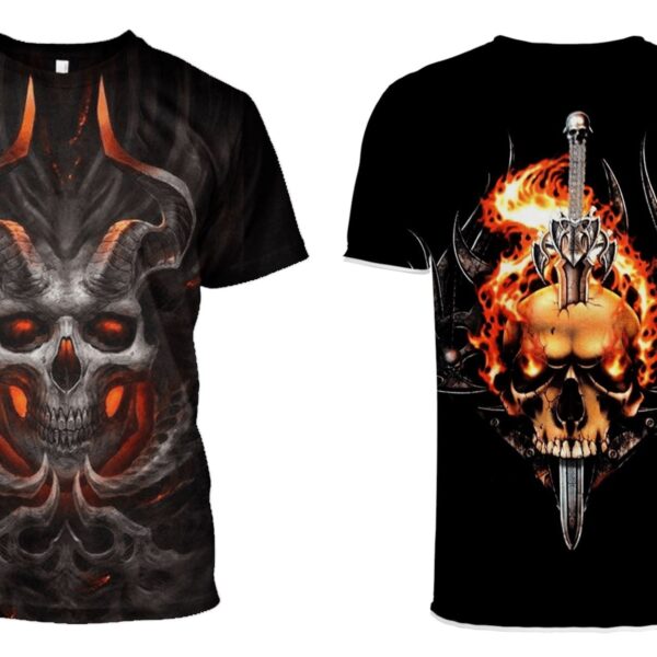 HALLOWEEN Skull Hoodies - T-Shirt Apparel HL101127 3D Custom Fleece Hoodies 