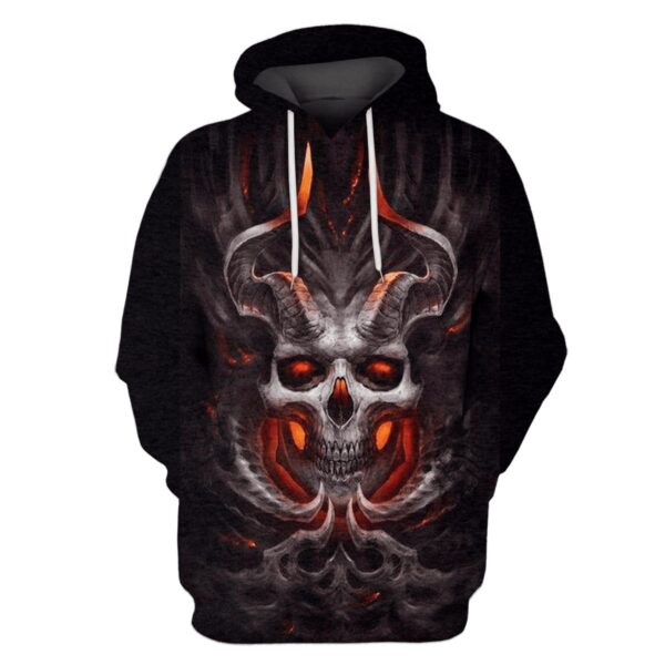 HALLOWEEN Skull Hoodies - T-Shirt Apparel HL101127 3D Custom Fleece Hoodies Hoodie S 