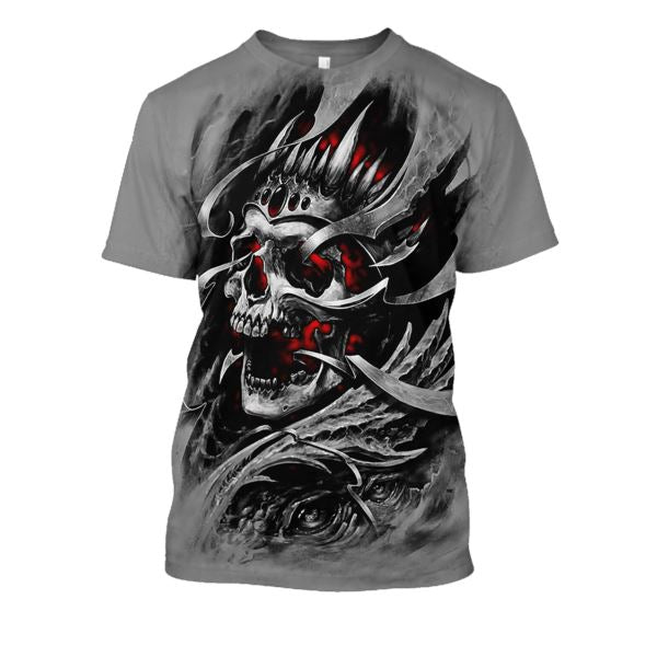 HALLOWEEN Skull Hoodies - T-Shirt Apparel HL101133 3D Custom Fleece Hoodies T-Shirt S 