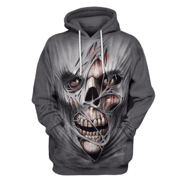 HALLOWEEN Skull Hoodies T-Shirt Apparel HL101134 3D Custom Fleece Hoodies Hoodie S 