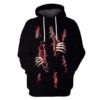 HALLOWEEN Skull Hoodies - T-Shirt Apparel HL101137 3D Custom Fleece Hoodies Hoodie S 