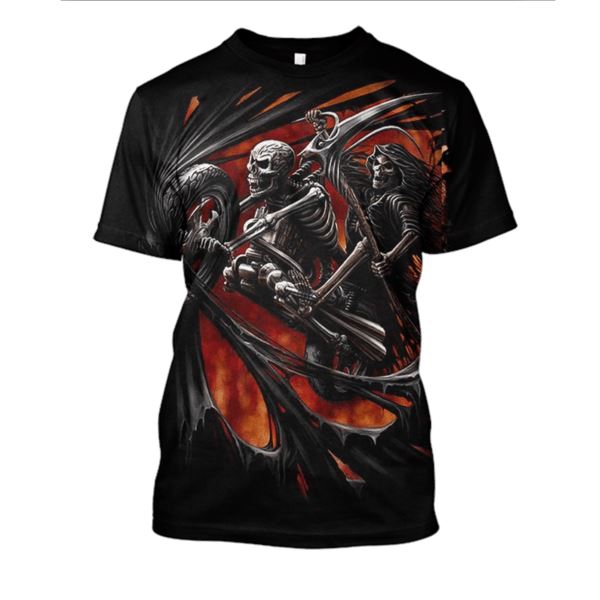 HALLOWEEN Skull Hoodies - T-Shirt Apparel HL101140 3D Custom Fleece Hoodies T-Shirt S 