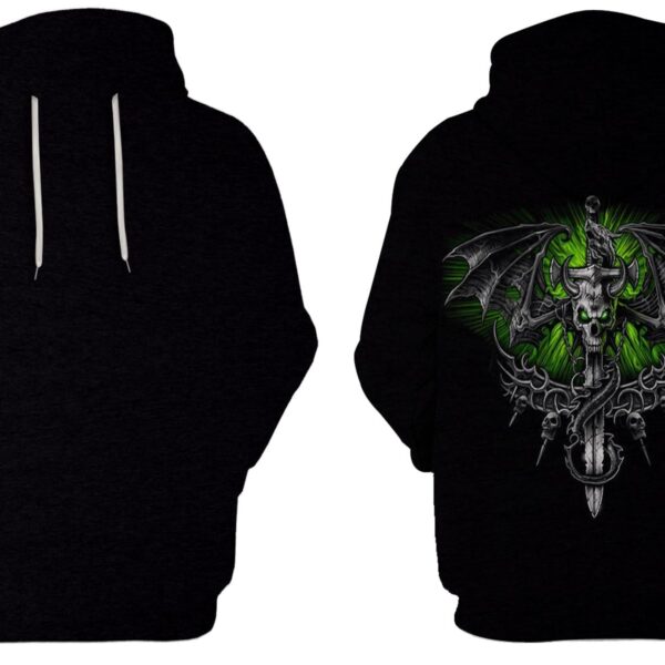 HALLOWEEN Skull Hoodies T-Shirt Apparel HL101147 3D Custom Fleece Hoodies 