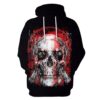 HALLOWEEN Skull Hoodies - T-Shirt Apparel HL101148 3D Custom Fleece Hoodies Hoodie S 