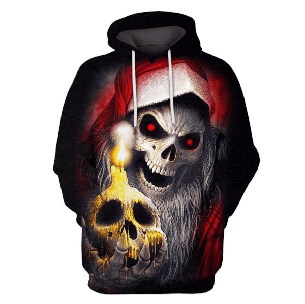 HALLOWEEN Skull Hoodies - T-Shirt Apparel HL101155 3D Custom Fleece Hoodies Hoodie S 
