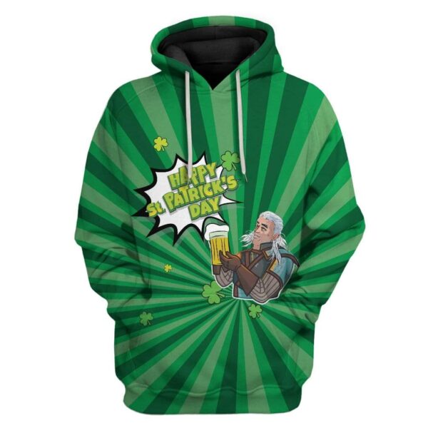 Happy St Patrick's Day Custom T-Shirts Hoodies Apparel HD-TA0102201 3D Custom Fleece Hoodies Hoodie S 