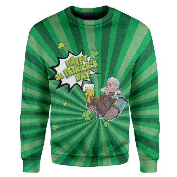 Happy St Patrick's Day Custom T-Shirts Hoodies Apparel HD-TA0102201 3D Custom Fleece Hoodies Long Sleeve S 