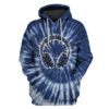 Headphone On Tie Dye Background Custom T-shirt - Hoodies Apparel HD-GH1106164 3D Custom Fleece Hoodies Hoodie S 