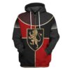 Heraldic King Costume Custom T-shirt - Hoodies Apparel HD-GH110514 3D Custom Fleece Hoodies Hoodie S 