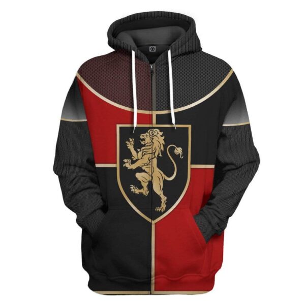Heraldic King Costume Custom T-shirt - Hoodies Apparel HD-GH110514 3D Custom Fleece Hoodies Hoodie S 