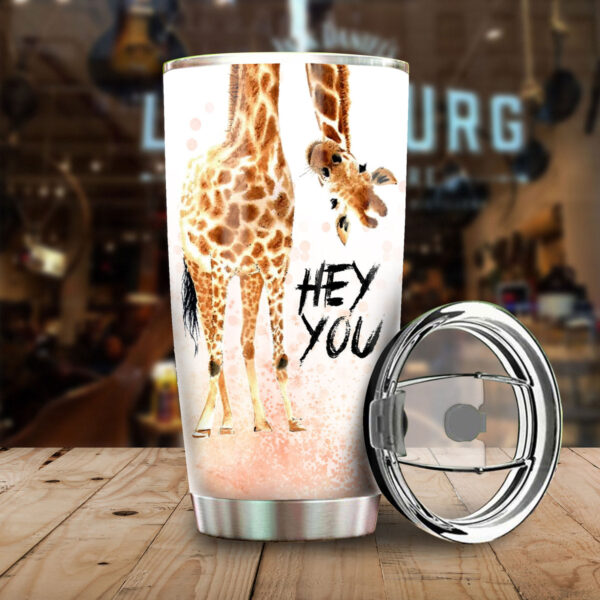 Alternative view of Gearhumans Upside Down Giraffe - Tumbler Cup