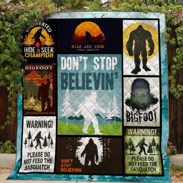 Hide And Seek World Champion Bigfoot Quilt Quilt Quilt 