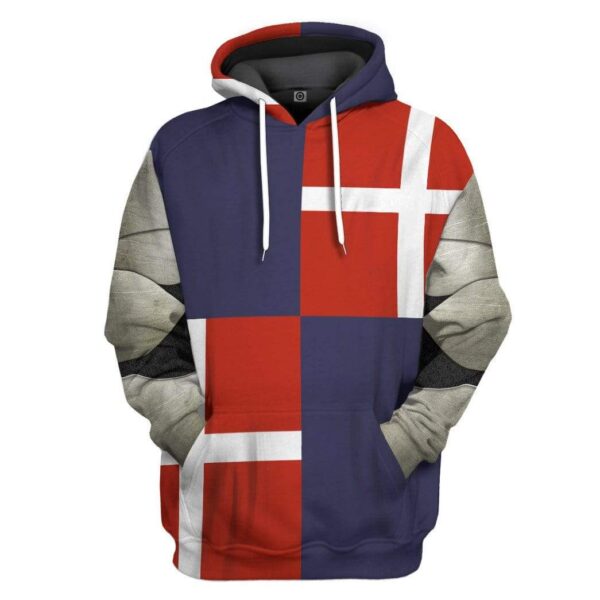 Historical Medieval Armor Costume Hoodie Apparel GN10089 3D Custom Fleece Hoodies Hoodie S 