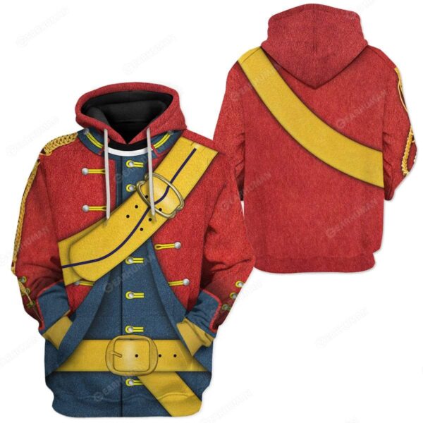 Hoodie Custom A British Dragoon Apparel HD-TA11101905 3D Custom Fleece Hoodies 