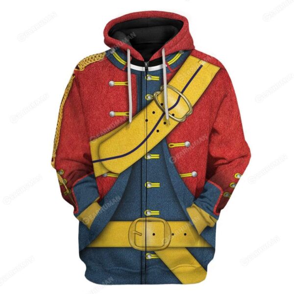 Hoodie Custom A British Dragoon Apparel HD-TA11101905 3D Custom Fleece Hoodies Zip Hoodie S 