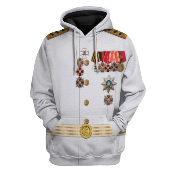 Hoodie Custom Aleksandr Kolchak Apparel HD-TT2391905 3D Custom Fleece Hoodies Hoodie S 
