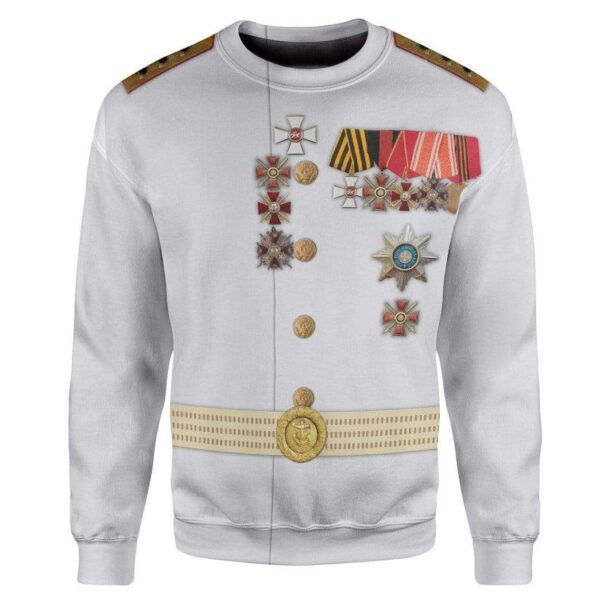 Hoodie Custom Aleksandr Kolchak Apparel HD-TT2391905 3D Custom Fleece Hoodies Long Sleeve S 