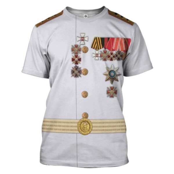 Hoodie Custom Aleksandr Kolchak Apparel HD-TT2391905 3D Custom Fleece Hoodies T-Shirt S 