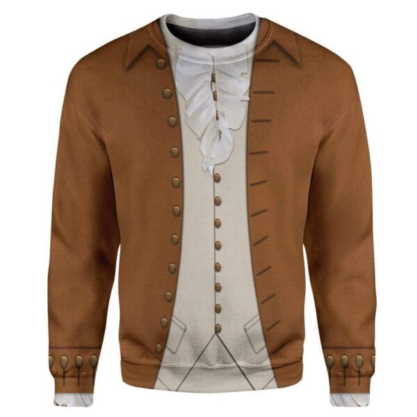 Hoodie Custom Alexander Hamilton Apparel HD-DT2881912 3D Custom Fleece Hoodies Long Sleeve S 