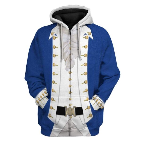 Hoodie Custom Alexander Hamilton Apparel T28811 3D Custom Fleece Hoodies Zip Hoodie S 