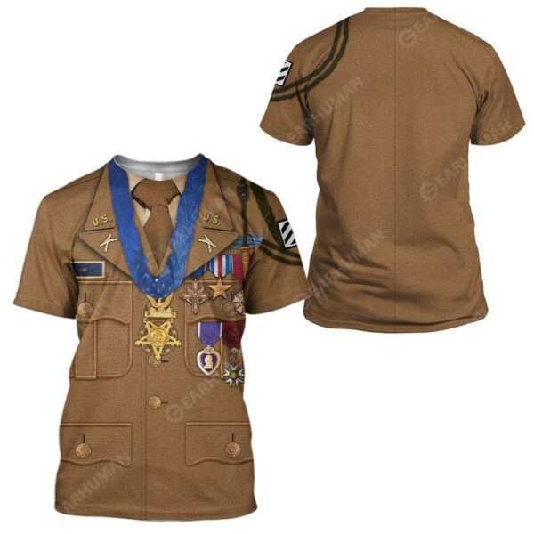 Hoodie Custom Audie Murphy Apparel HD-DT2391901 3D Custom Fleece Hoodies 