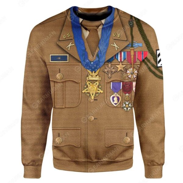 Hoodie Custom Audie Murphy Apparel HD-DT2391901 3D Custom Fleece Hoodies Long Sleeve S 