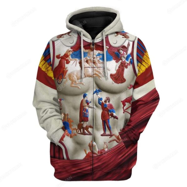 Hoodie Custom Augustus Apparel HD-TA14101920 3D Custom Fleece Hoodies Zip Hoodie S 