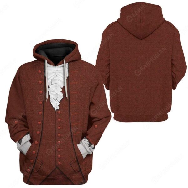 Hoodie Custom Benjamin Franklin Apparel HD-DT3081919 3D Custom Fleece Hoodies 