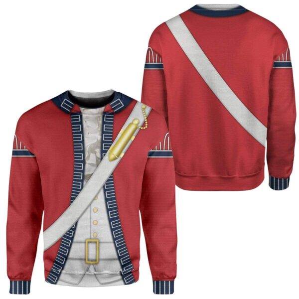 Hoodie Custom British Red Coat Apparel HD-DT09101906 3D Custom Fleece Hoodies 