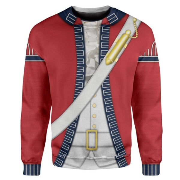 Hoodie Custom British Red Coat Apparel HD-DT09101906 3D Custom Fleece Hoodies Long Sleeve S 