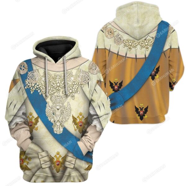 Hoodie Custom Catherine The Great Apparel HD-DT30101908 3D Custom Fleece Hoodies 