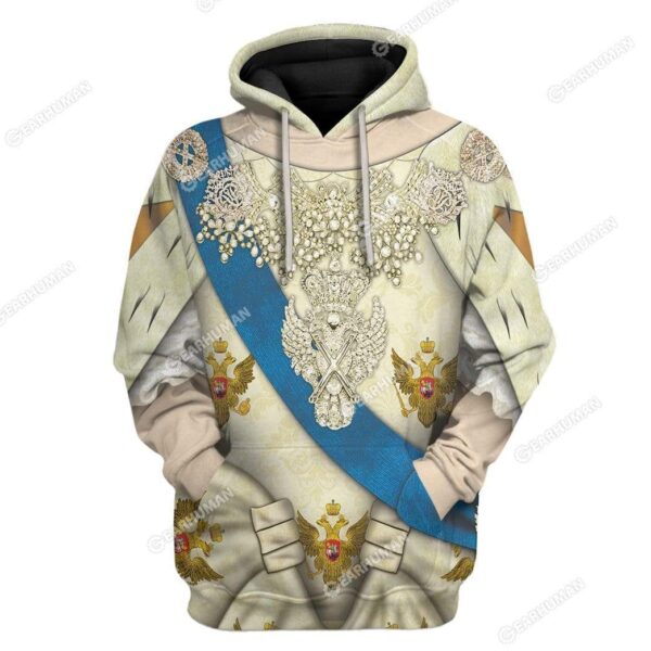 Hoodie Custom Catherine The Great Apparel HD-DT30101908 3D Custom Fleece Hoodies Hoodie S 