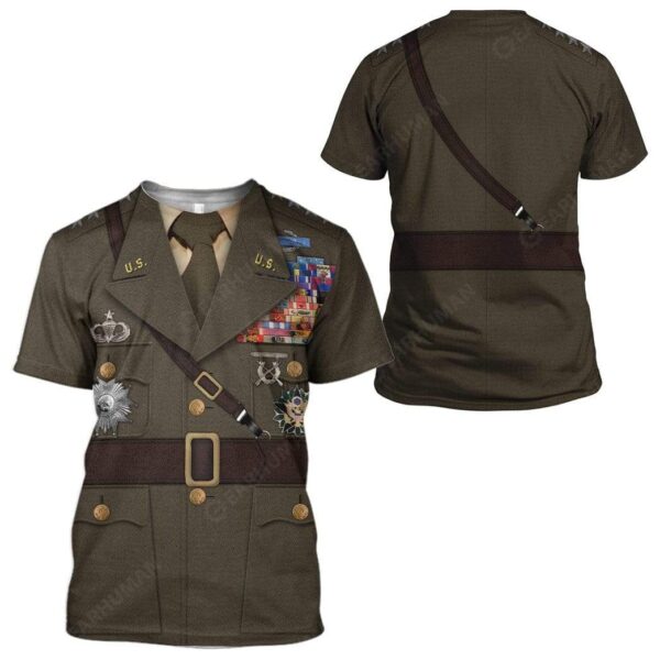 Hoodie Custom Douglas MacArthur Apparel HD-DT1991909 3D Custom Fleece Hoodies 