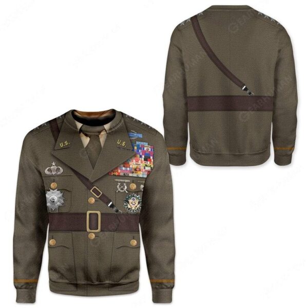 Hoodie Custom Douglas MacArthur Apparel HD-DT1991909 3D Custom Fleece Hoodies 