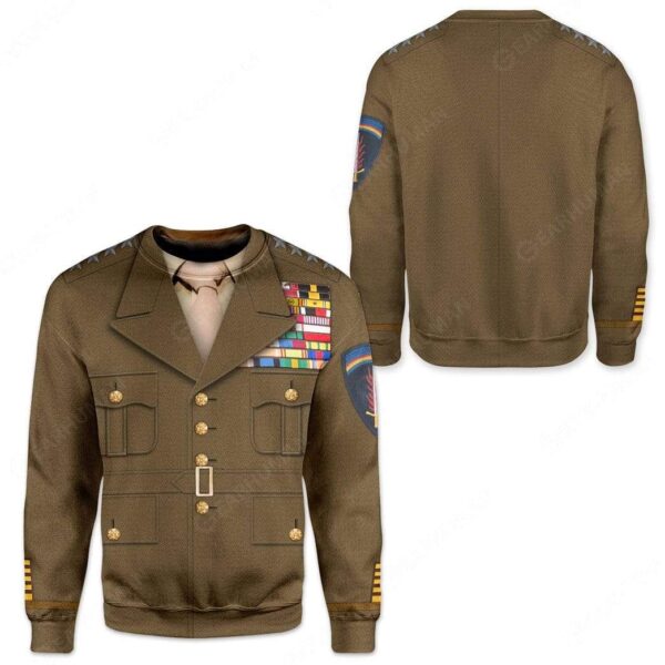 Hoodie Custom Dwight D. Eisenhower Apparel HD-DT1891909 3D Custom Fleece Hoodies 