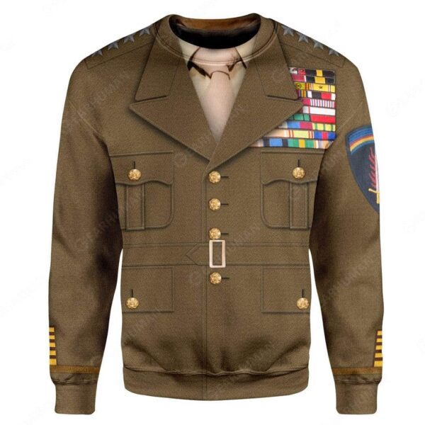 Hoodie Custom Dwight D. Eisenhower Apparel HD-DT1891909 3D Custom Fleece Hoodies Long Sleeve S 