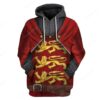 Hoodie Custom Edward I of England Apparel HD-AT11101904 3D Custom Fleece Hoodies Hoodie S 