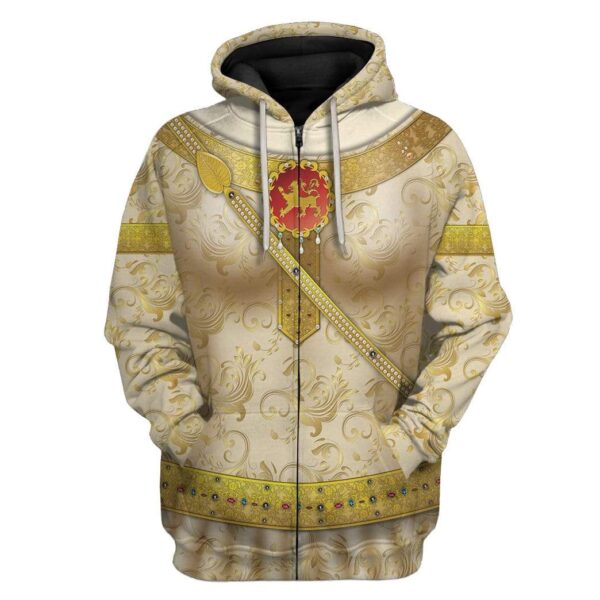 Hoodie Custom Eleanor Of Aquitaine Apparel HD-TA19101902 3D Custom Fleece Hoodies Zip Hoodie S 