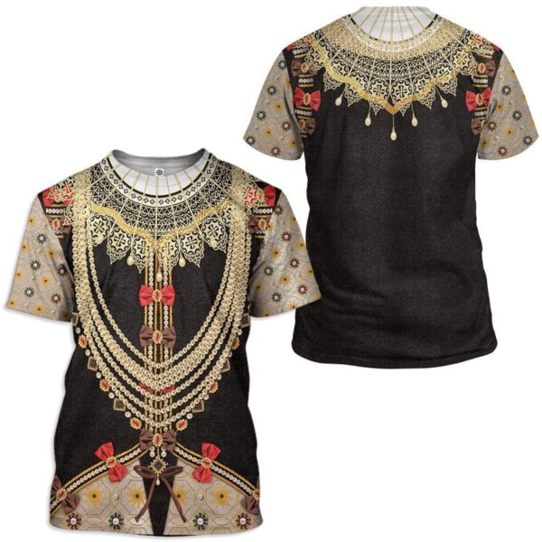 Hoodie Custom Elizabeth I of England Apparel HD-AT19101906 3D Custom Fleece Hoodies 