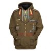Hoodie Custom Erwin Rommel Apparel HD-DT1991902 3D Custom Fleece Hoodies Hoodie S 