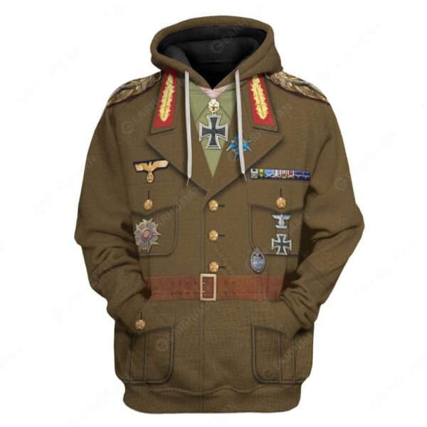Hoodie Custom Erwin Rommel Apparel HD-DT1991902 3D Custom Fleece Hoodies Hoodie S 