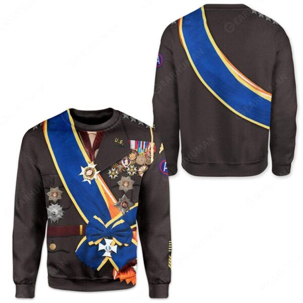 Hoodie Custom George Smith Patton Apparel HD-DT1991912 3D Custom Fleece Hoodies 