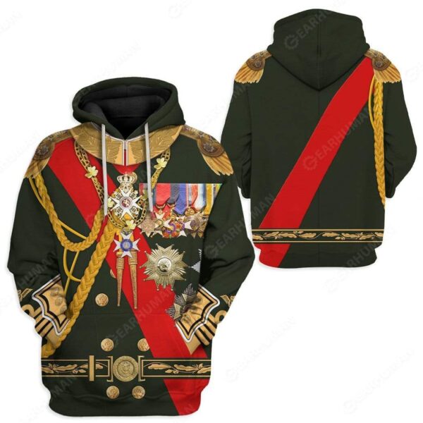 Hoodie Custom George V Apparel M30904 3D Custom Fleece Hoodies 